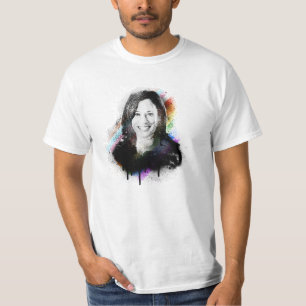 Inklusiver Pride Kamala Harris Spray Paint T-Shirt