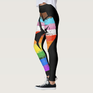Inklusiver Progress Pride Fist Leggings