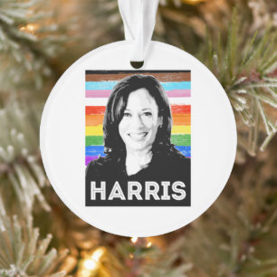 Inklusives Harris Pride Poster Ornament