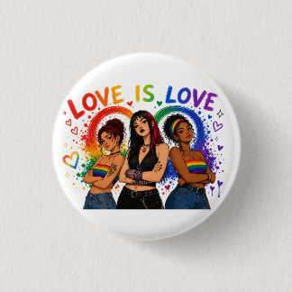 Inklusives Pride-Abzeichen Button