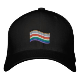 Inklusives Pride-Flag bestickt Baseball-Cap Bestickte Baseballkappe