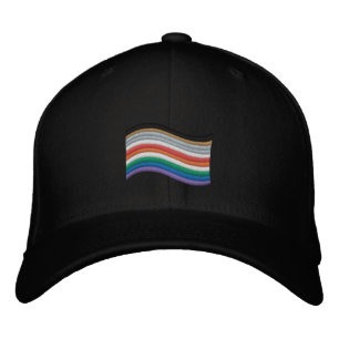 Inklusives Pride-Flag bestickt Baseball-Cap Bestickte Baseballkappe