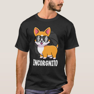 Inkognito Corgi Für Kinder Männer Corgi Sicherheit T-Shirt
