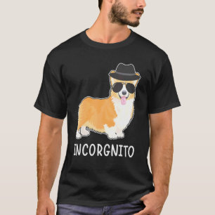 Inkognito Corgi Hund T-Shirt