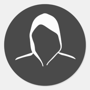 Inkognito-Modus Runder Aufkleber