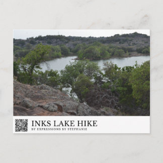 Inks Lake Wanderung Postkarte