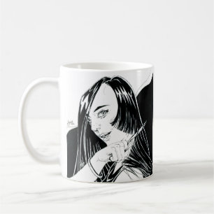 Inktober 2018 Tag 24 - Ein kühner Schritt Kaffeetasse