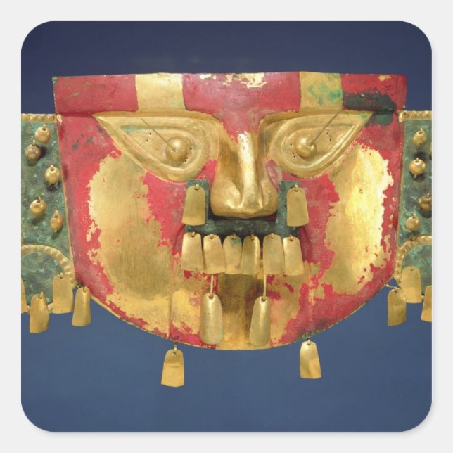 Inkusmaske Quadratischer Aufkleber (Vorderseite)