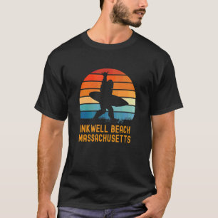 Inkwell Beach Massachusetts Sasquatch Souvenir T-Shirt