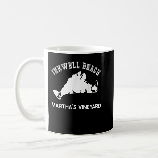 Inkwell Beach, Oak Bluffs, Martha's Vineyard, MA V Kaffeetasse (Links)