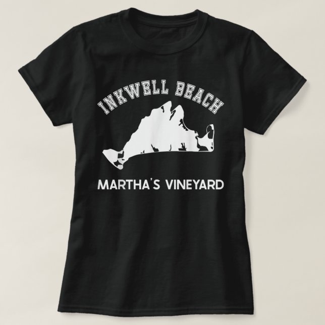 Inkwell Beach, Oak Bluffs, Martha's Vineyard, MA V T-Shirt (Design vorne)