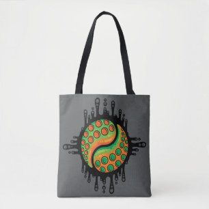 Inky Octopus Tentacle Yin Yang Symbol