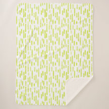 Inky Rounded Lines Muster | Bright Lime Green