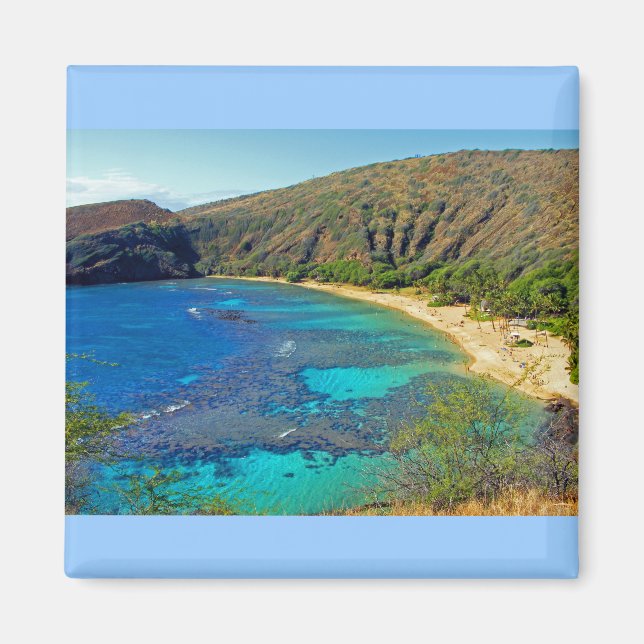 Inland, Hanauma Bay 4, Honolulu, Oahu Magnet (Vorne)