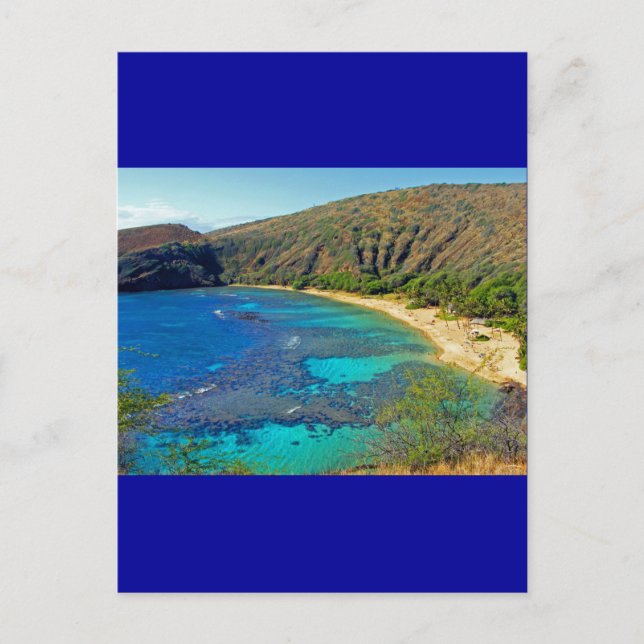 Inland, Hanauma Bay 4, Honolulu, Oahu Postkarte (Vorderseite)