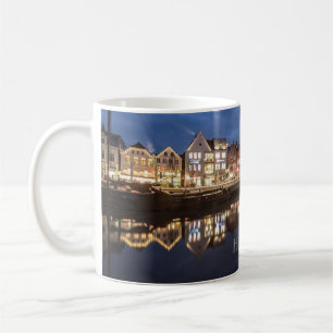 Inland Port at Night, Husum, Deutschland Kaffeetasse