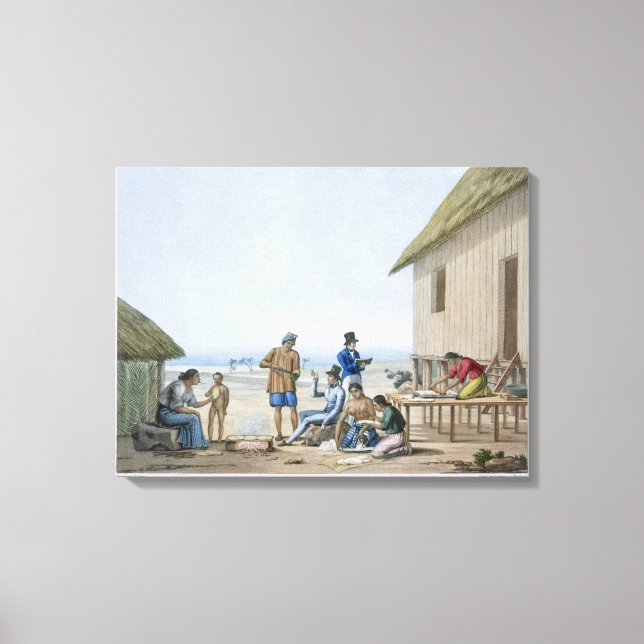 Inländische Beruf, Agagna, Guam, Philippinen, f Leinwanddruck (Vorderseite)