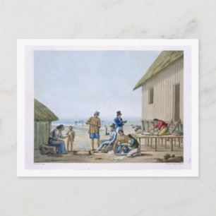 Inländische Beruf, Agagna, Guam, Philippinen, f Postkarte