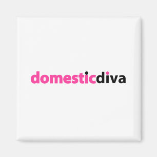 inländische Diva (Schwarzes) Magnet