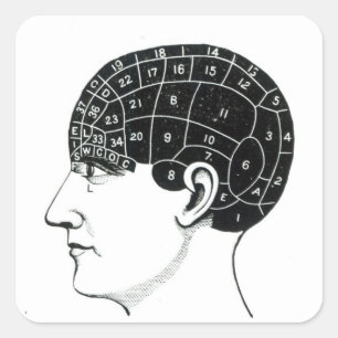 Inländische Neigungen Quadratischer Aufkleber