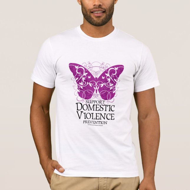 Inländischer Gewalt-Schmetterling T-Shirt (Vorderseite)