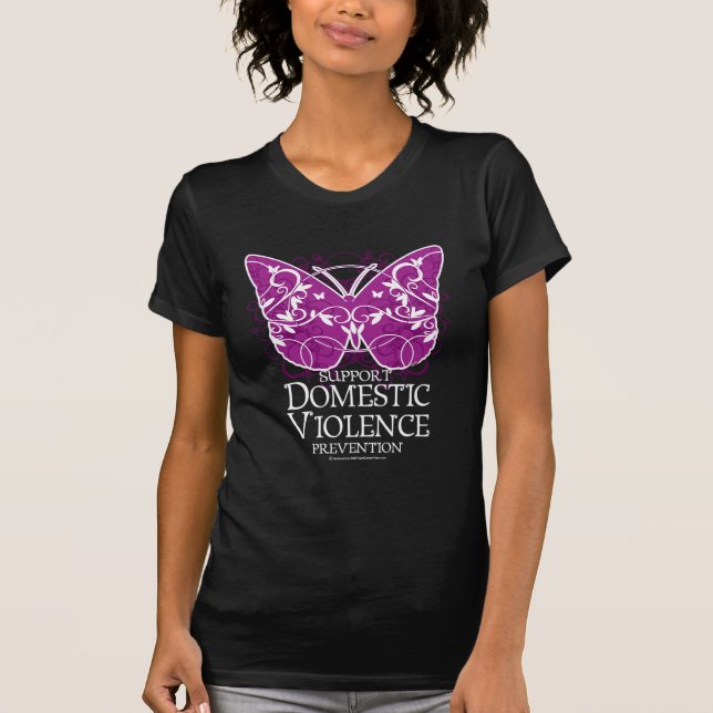 Inländischer Gewalt-Schmetterling T-Shirt (Vorderseite)