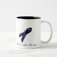 Inländischer Missbrauchs-Bewusstseins-Tasse