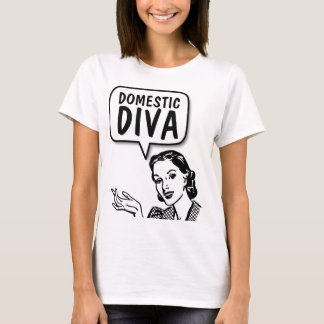 INLANDSDIVA RETRO HOUSEWIFF RETRO T - SHIRT