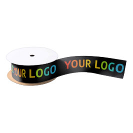 Inline Geschäft-Logo Vorlagen Schwarz Satinband