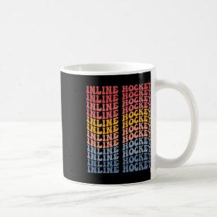 Inline-Hockey Groovy Retro-Sport  Kaffeetasse