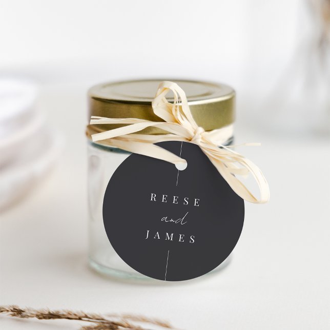 Inline | Moderne Personalisierte Hochzeit Geschenkanhänger (Von Creator hochgeladen)