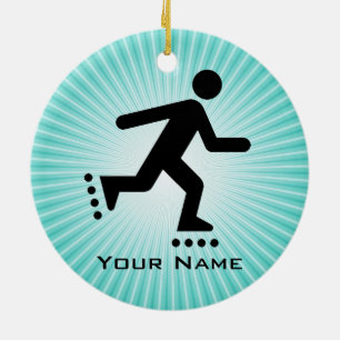 Inline-Skaten-Ornament Keramik Ornament