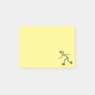 Inline-Skaten Post-it Klebezettel
