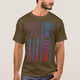 Inline-Skaten-Skate-Skater für die Farbmarkierung T-Shirt