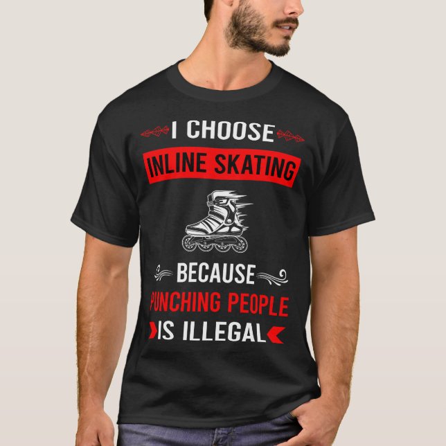 Inline-Skaten-Skate-Skater T-Shirt (Vorderseite)
