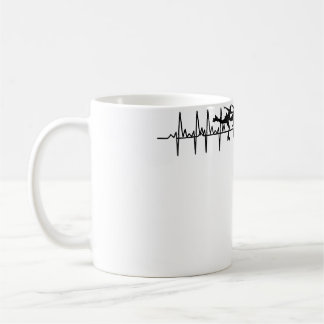 Inline-Skates Heartbeat Ecg Rollschuhe Rollschuhla Kaffeetasse