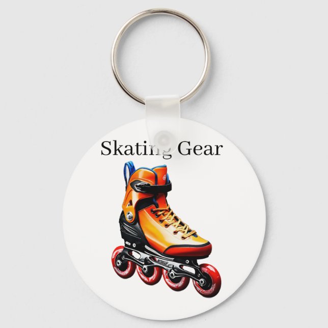 Inline-Skateschuhe – Ganzjahresperformance Schlüsselanhänger (Vorderseite)