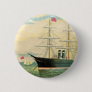 Inman-Dampfschifffahrtsgesellschaft Button
