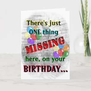 Inmate Birthday Card Karte