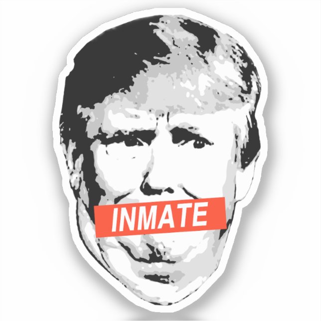 Inmate Trump Aufkleber (Vorderseite)