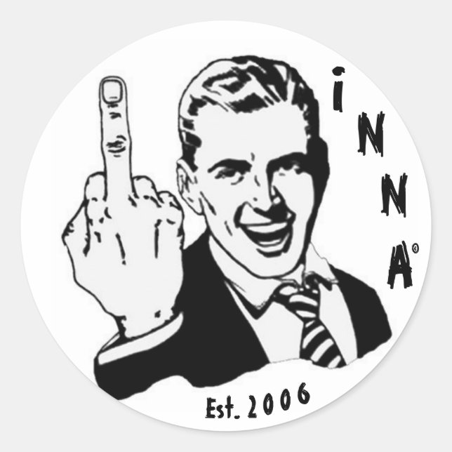 INNA Sticker "INNAfinga" (Vorderseite)