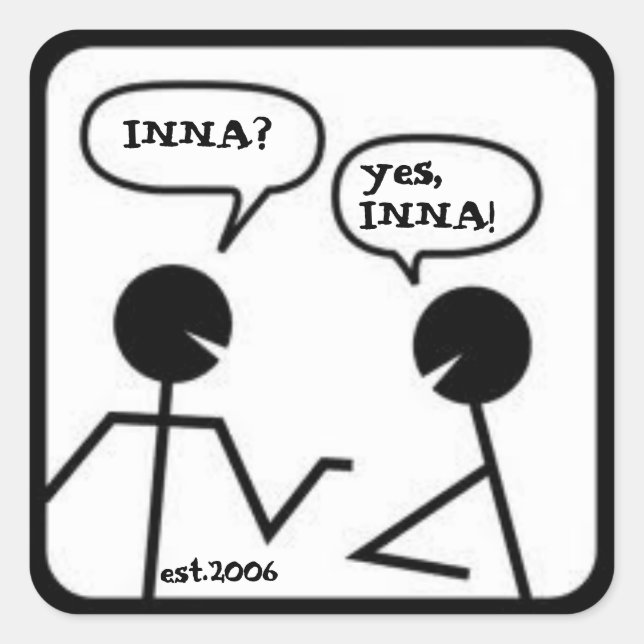 INNA Sticker "INNAguys" (Vorderseite)