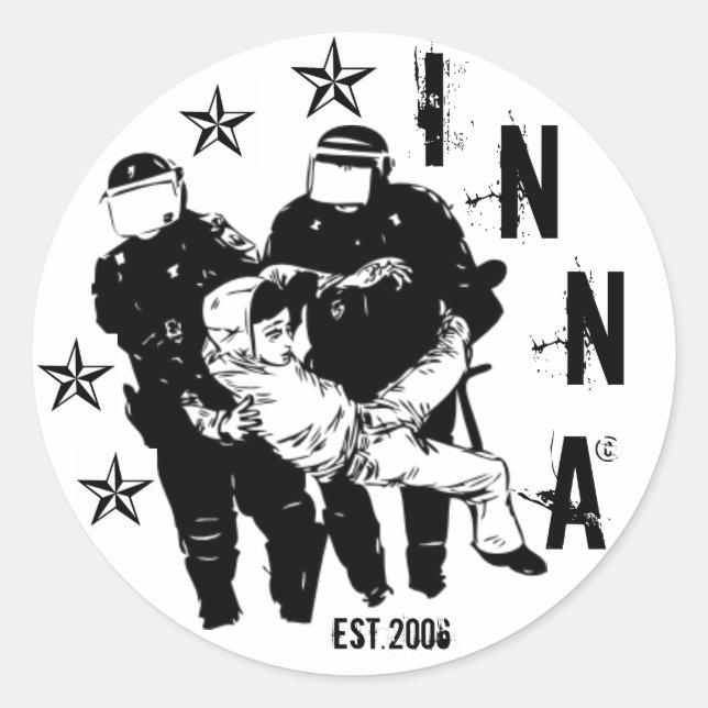 INNA Sticker "INNAkiwara" (Vorderseite)