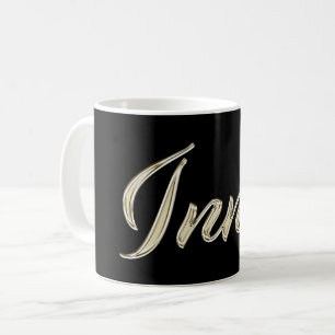 Inna white gold Handwriting Tasse Kaffeetasse