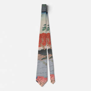 Innen Akiba Shrine Vintage Ukiyo e Japanisch Kunst Krawatte