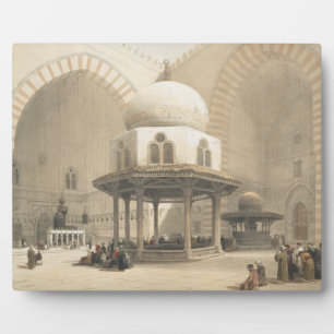 Innen der Moschee von Sultan El Ghoree, Ca Fotoplatte