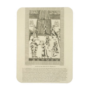 Innen des Red Bull Playhouse, frontispiece to Magnet