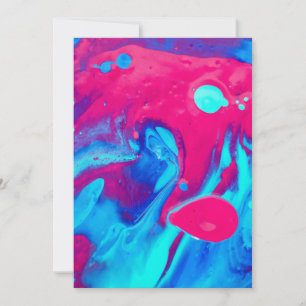 Innen einer Lavalampe Dankeskarte