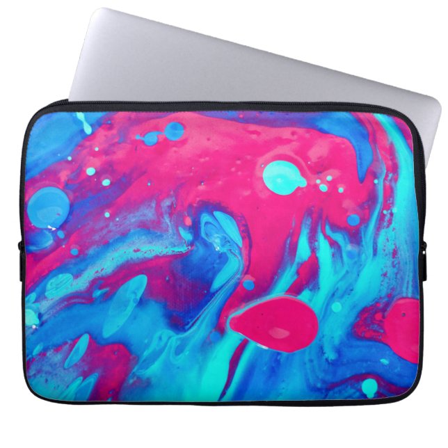 Innen einer Lavalampe Laptopschutzhülle (Vorderseite)