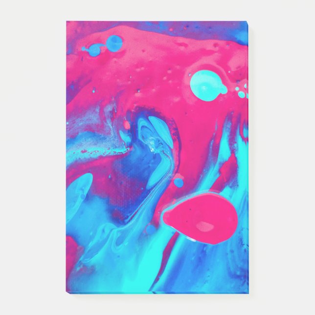 Innen einer Lavalampe Post-it Klebezettel (Vorderseite)